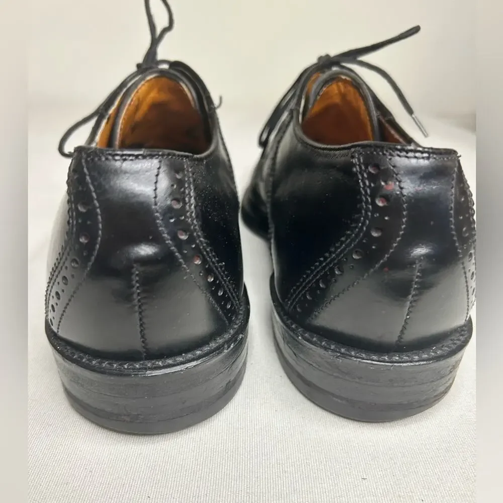 Vintage Sebago Black all leather oxford dress shoes men’s. Size 10.5